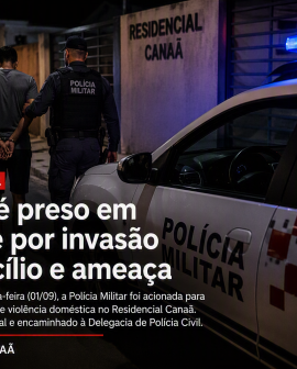 Imagem de Homem é preso em flagrante após invadir casa e deitar nu na cama da ex-companheira
