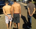 Imagem de Trio é preso com arma de fogo