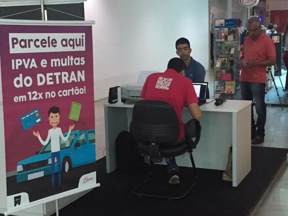 Imagem de Posto de Atendimento do Shopping Rio Verde realiza parcelamento de débitos do Detran no cartão de crédito