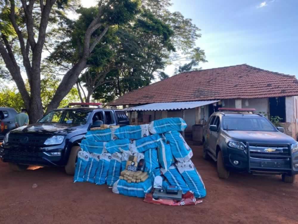 Imagem de Operação apreende 1 tonelada de maconha em Rio Verde