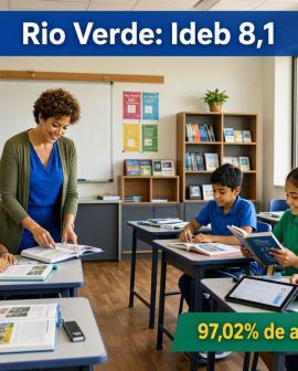 Imagem de Rio Verde avança na educação, mas resultados divulgados pela Prefeitura exigem leitura mais cuidadosa