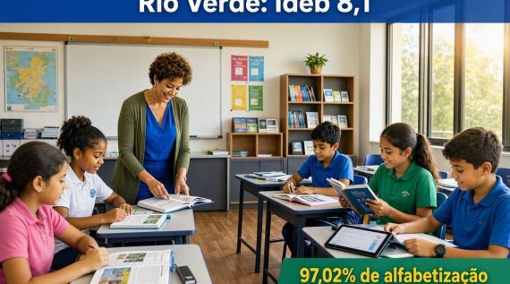 Imagem de Rio Verde avança na educação, mas resultados divulgados pela Prefeitura exigem leitura mais cuidadosa
