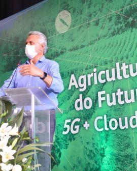 Imagem de “Brasil vai voltar os olhos para Rio Verde”, diz Caiado no lançamento pioneiro do 5G