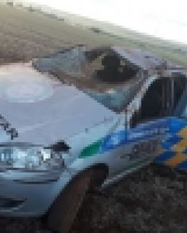 Imagem de PM de Rio Verde gravemente ferido em acidente