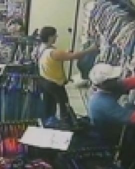 Imagem de Casal usa carrinho de bebê para furtar loja de roupas