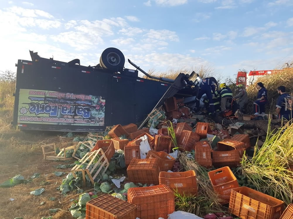Imagem de Homem morre em grave acidente na BR-060, em Rio Verde